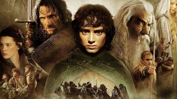 Lord Of The Rings On A Laptop Screen