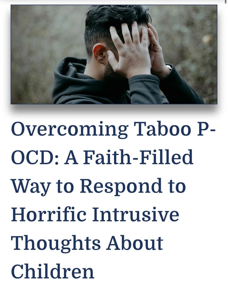 Overcoming Taboo P-OCD: A Response